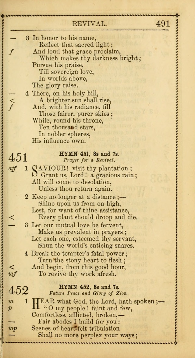 Church Psalmist: or Psalms and Hymns Designed for the Public, Social, and  Private Use of Evangelical Christians ... with Supplement.  53rd ed. page 494