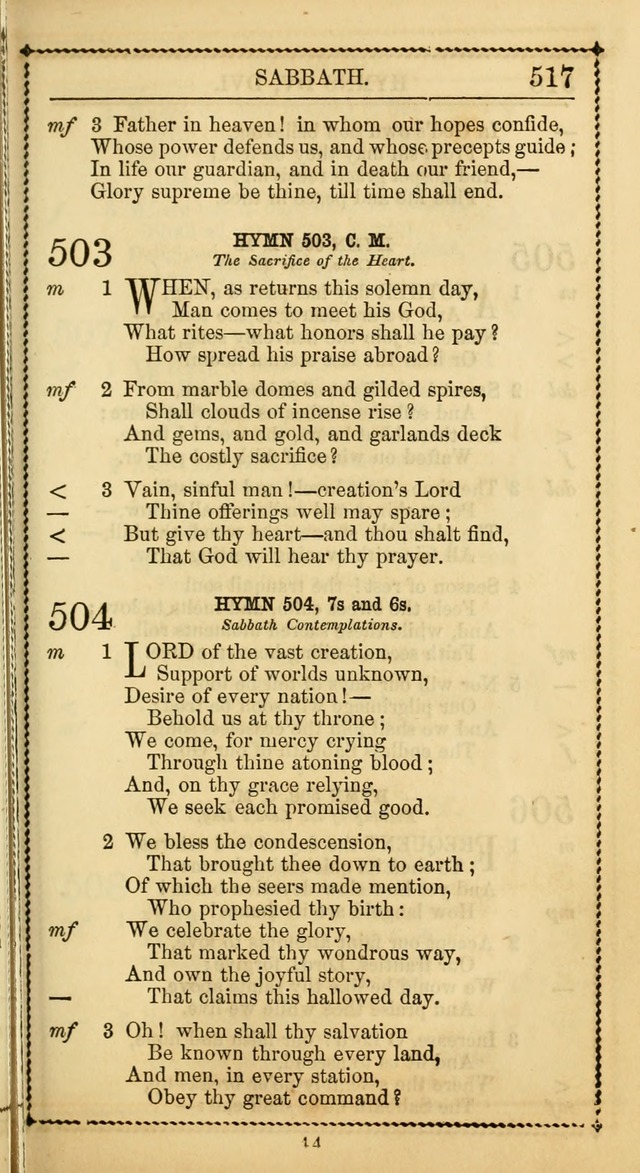 Church Psalmist: or Psalms and Hymns Designed for the Public, Social, and  Private Use of Evangelical Christians ... with Supplement.  53rd ed. page 520