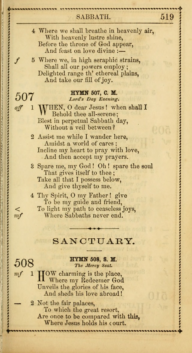 Church Psalmist: or Psalms and Hymns Designed for the Public, Social, and  Private Use of Evangelical Christians ... with Supplement.  53rd ed. page 522