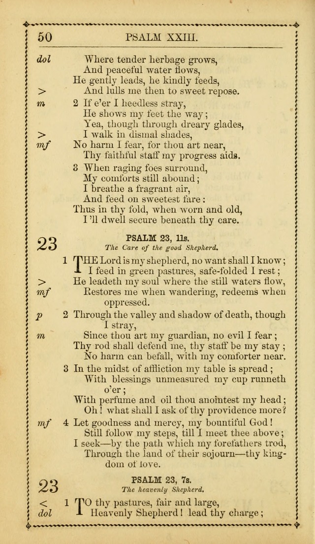 Church Psalmist: or Psalms and Hymns Designed for the Public, Social, and  Private Use of Evangelical Christians ... with Supplement.  53rd ed. page 53