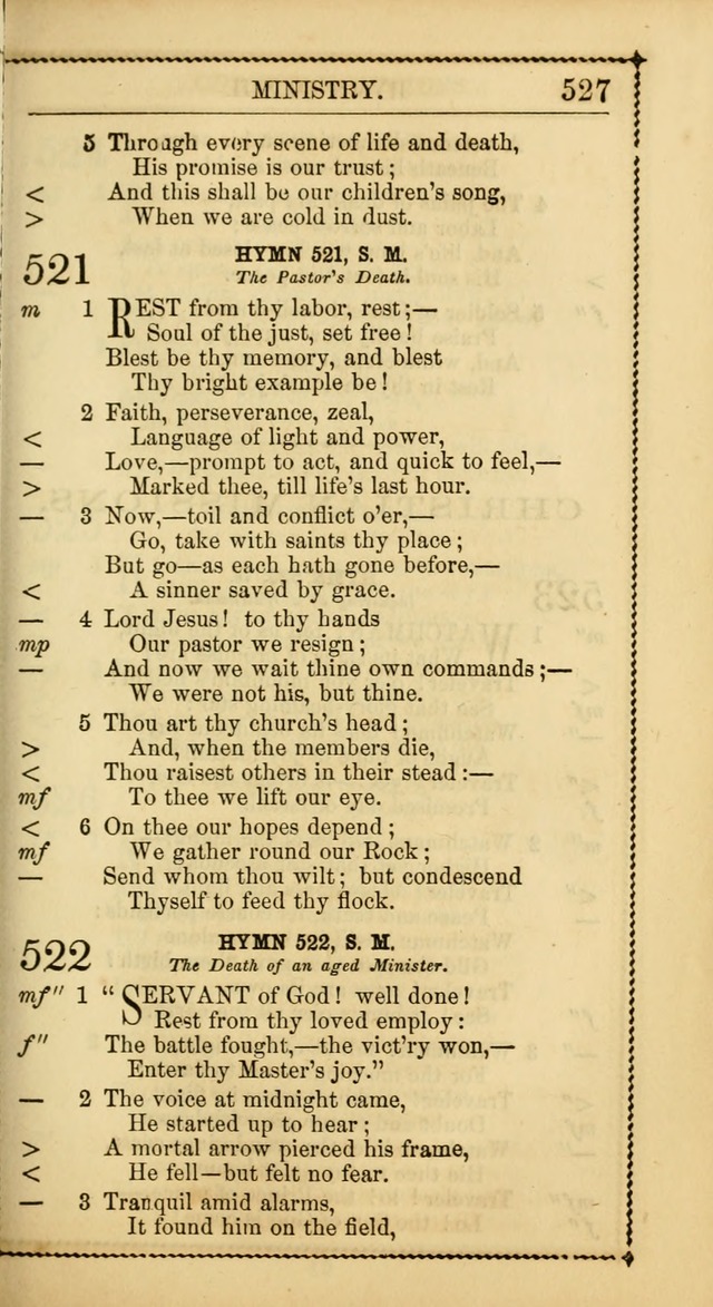 Church Psalmist: or Psalms and Hymns Designed for the Public, Social, and  Private Use of Evangelical Christians ... with Supplement.  53rd ed. page 530