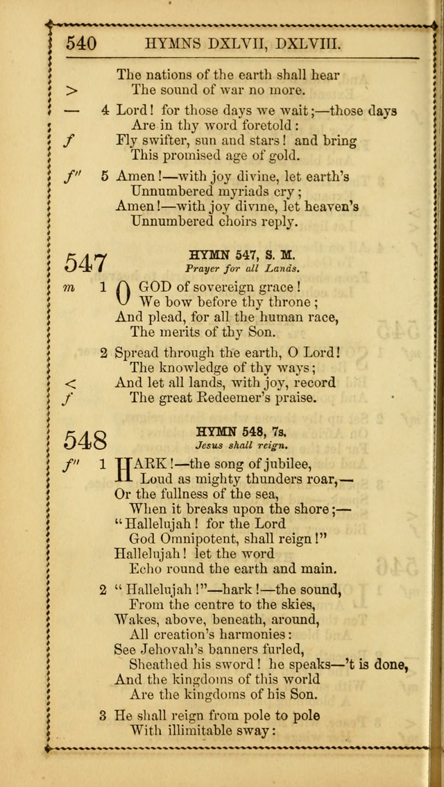 Church Psalmist: or Psalms and Hymns Designed for the Public, Social, and  Private Use of Evangelical Christians ... with Supplement.  53rd ed. page 543