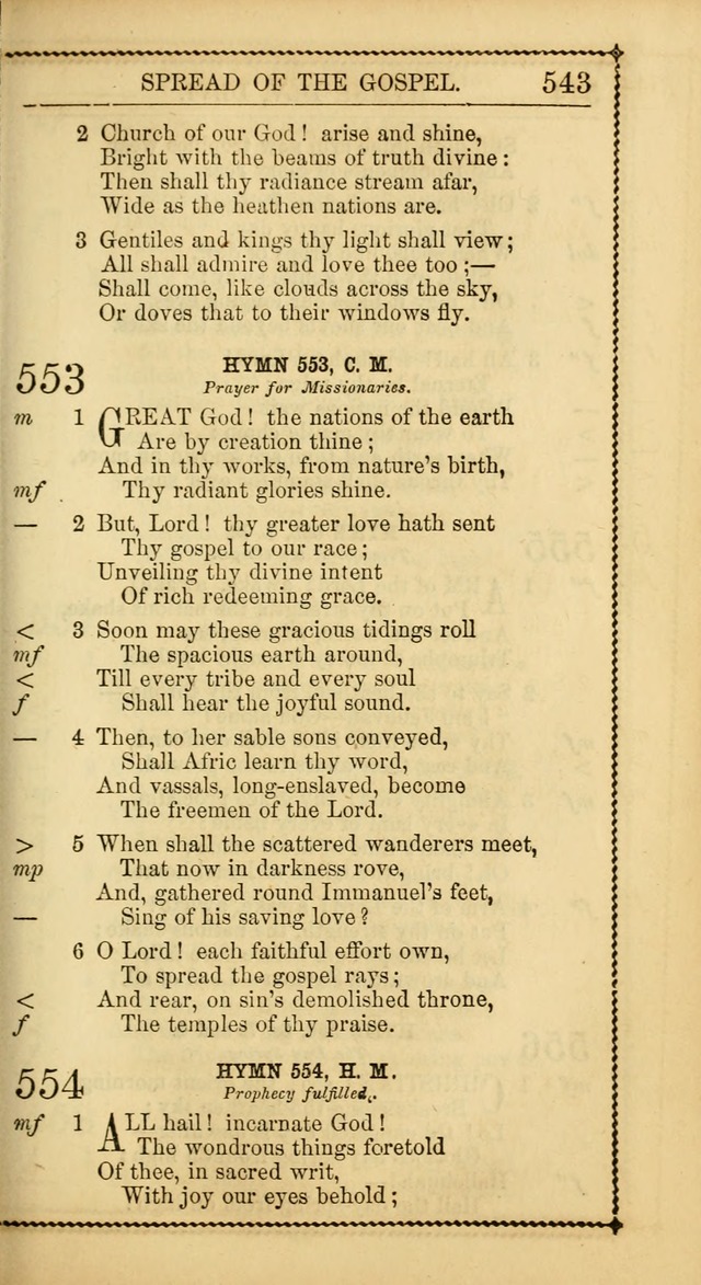 Church Psalmist: or Psalms and Hymns Designed for the Public, Social, and  Private Use of Evangelical Christians ... with Supplement.  53rd ed. page 546