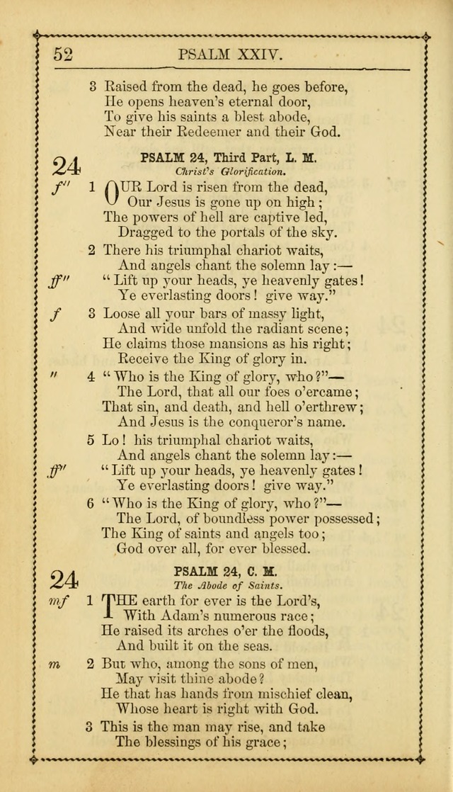 Church Psalmist: or Psalms and Hymns Designed for the Public, Social, and  Private Use of Evangelical Christians ... with Supplement.  53rd ed. page 55