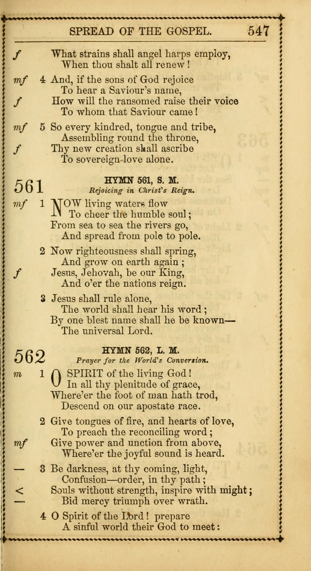 Church Psalmist: or Psalms and Hymns Designed for the Public, Social, and  Private Use of Evangelical Christians ... with Supplement.  53rd ed. page 550