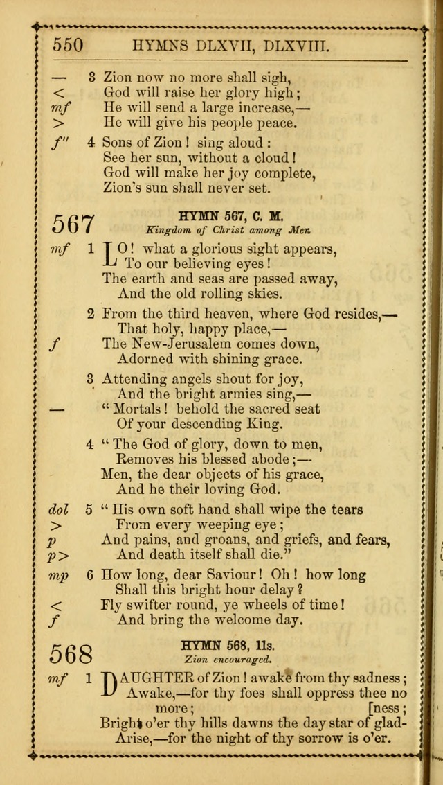 Church Psalmist: or Psalms and Hymns Designed for the Public, Social, and  Private Use of Evangelical Christians ... with Supplement.  53rd ed. page 553