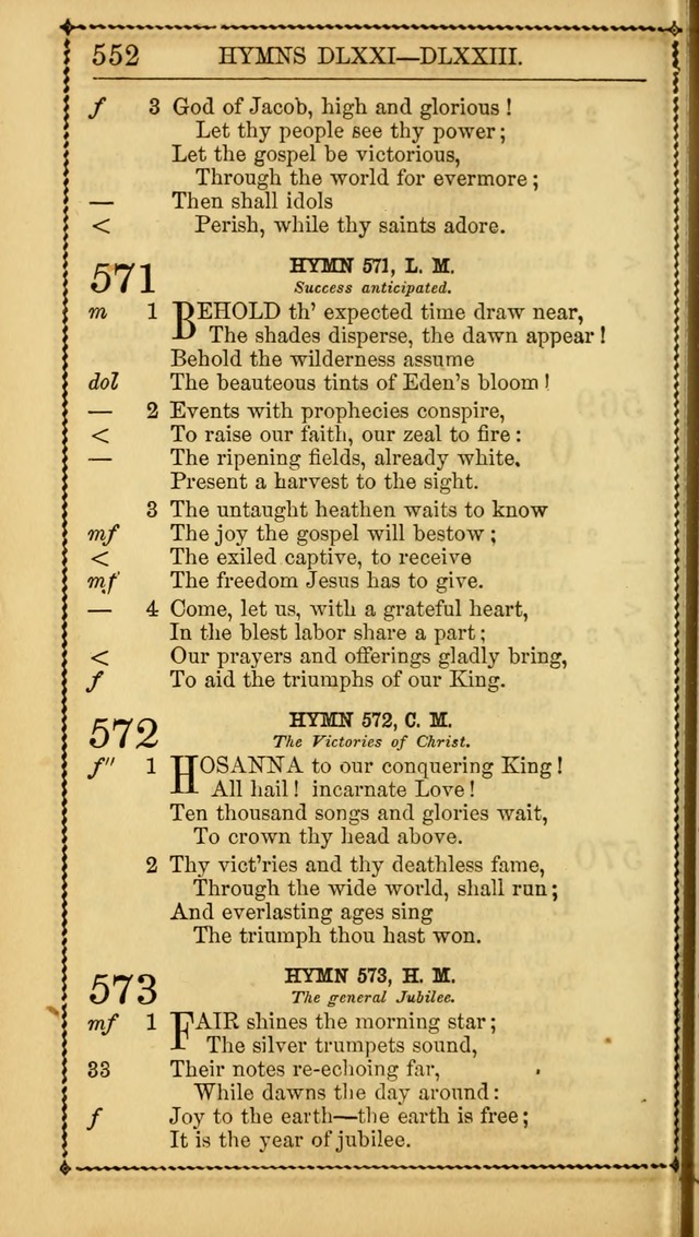 Church Psalmist: or Psalms and Hymns Designed for the Public, Social, and  Private Use of Evangelical Christians ... with Supplement.  53rd ed. page 555