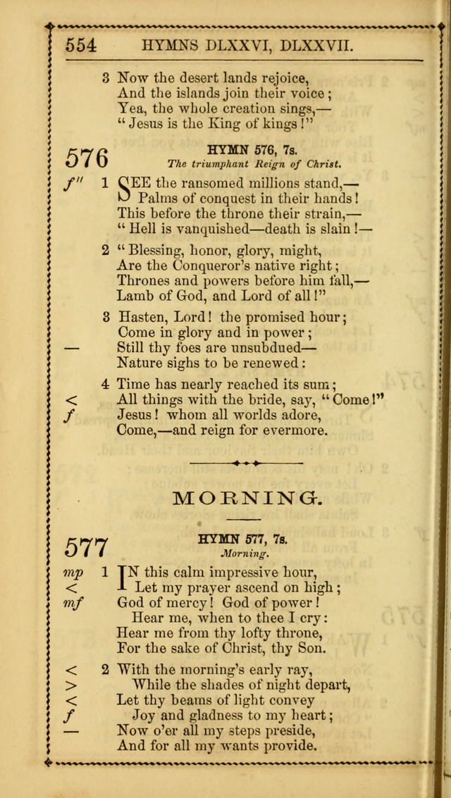 Church Psalmist: or Psalms and Hymns Designed for the Public, Social, and  Private Use of Evangelical Christians ... with Supplement.  53rd ed. page 557