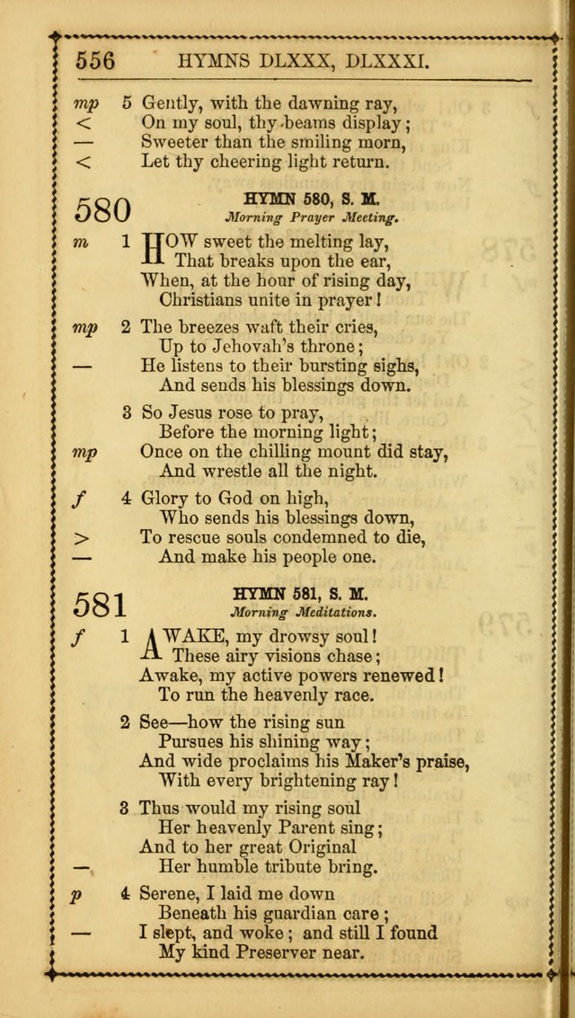 Church Psalmist: or Psalms and Hymns Designed for the Public, Social, and  Private Use of Evangelical Christians ... with Supplement.  53rd ed. page 559