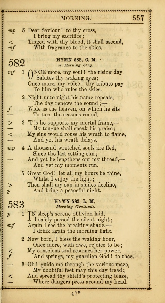 Church Psalmist: or Psalms and Hymns Designed for the Public, Social, and  Private Use of Evangelical Christians ... with Supplement.  53rd ed. page 560