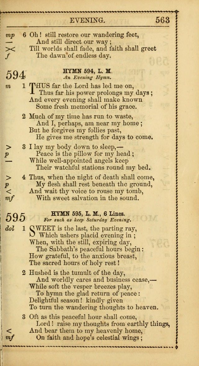 Church Psalmist: or Psalms and Hymns Designed for the Public, Social, and  Private Use of Evangelical Christians ... with Supplement.  53rd ed. page 566