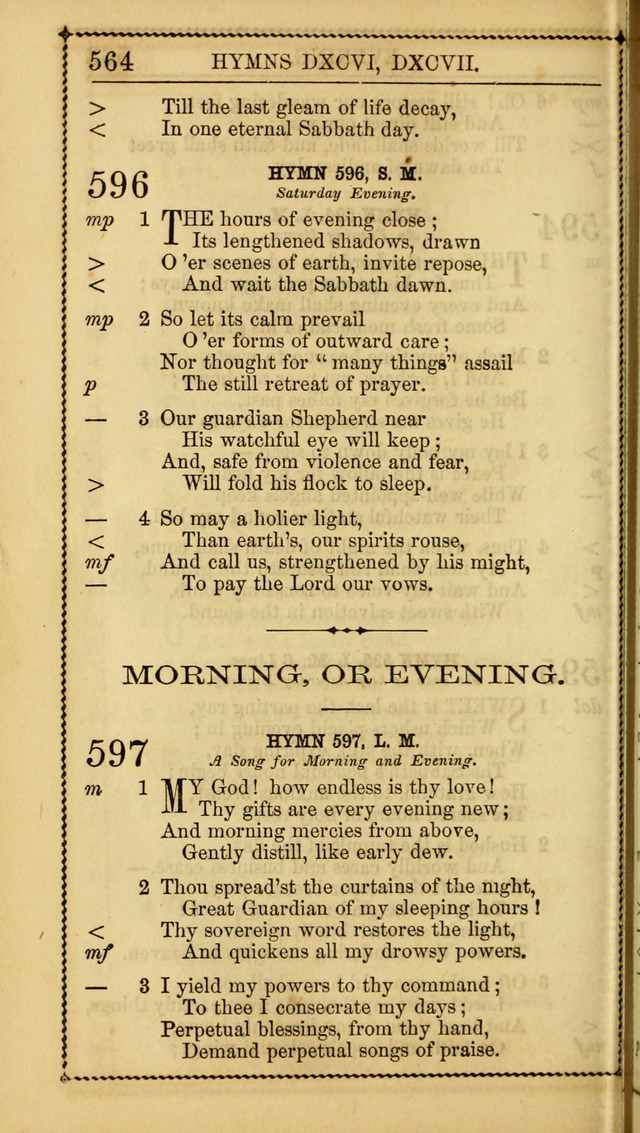 Church Psalmist: or Psalms and Hymns Designed for the Public, Social, and  Private Use of Evangelical Christians ... with Supplement.  53rd ed. page 567