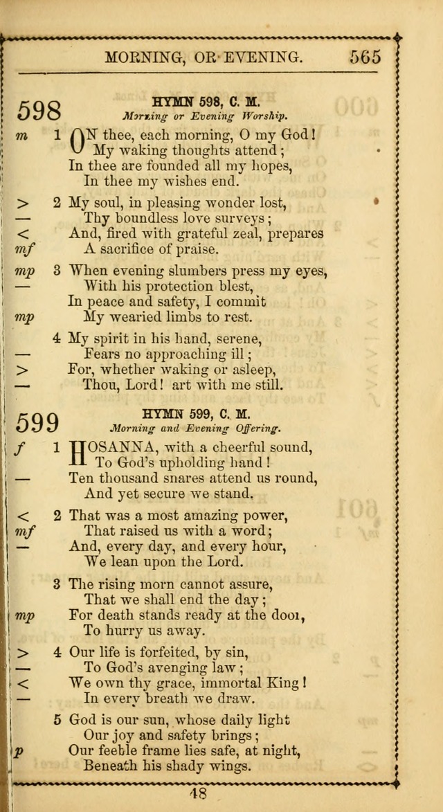 Church Psalmist: or Psalms and Hymns Designed for the Public, Social, and  Private Use of Evangelical Christians ... with Supplement.  53rd ed. page 568