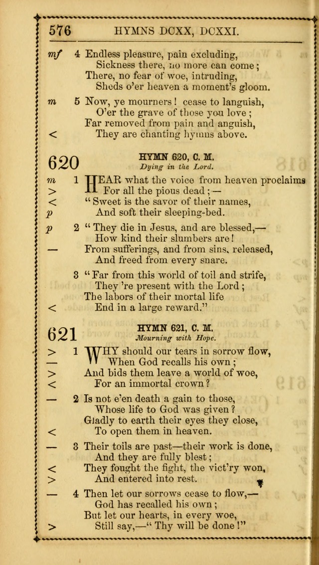 Church Psalmist: or Psalms and Hymns Designed for the Public, Social, and  Private Use of Evangelical Christians ... with Supplement.  53rd ed. page 579