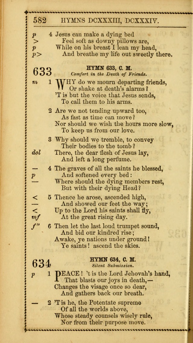 Church Psalmist: or Psalms and Hymns Designed for the Public, Social, and  Private Use of Evangelical Christians ... with Supplement.  53rd ed. page 585