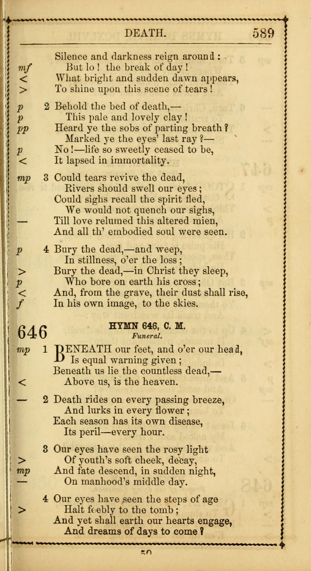 Church Psalmist: or Psalms and Hymns Designed for the Public, Social, and  Private Use of Evangelical Christians ... with Supplement.  53rd ed. page 592