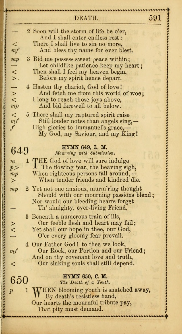 Church Psalmist: or Psalms and Hymns Designed for the Public, Social, and  Private Use of Evangelical Christians ... with Supplement.  53rd ed. page 594