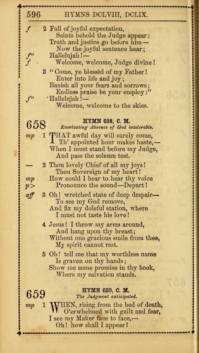 Church Psalmist: or Psalms and Hymns Designed for the Public, Social, and  Private Use of Evangelical Christians ... with Supplement.  53rd ed. page 599