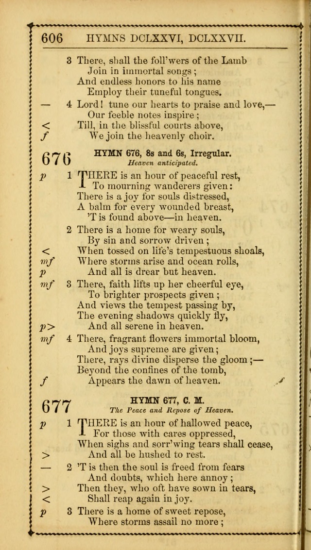 Church Psalmist: or Psalms and Hymns Designed for the Public, Social, and  Private Use of Evangelical Christians ... with Supplement.  53rd ed. page 609