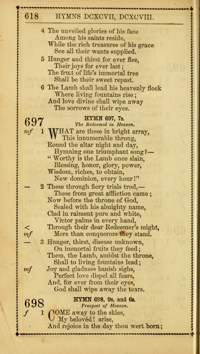 Church Psalmist: or Psalms and Hymns Designed for the Public, Social, and  Private Use of Evangelical Christians ... with Supplement.  53rd ed. page 621