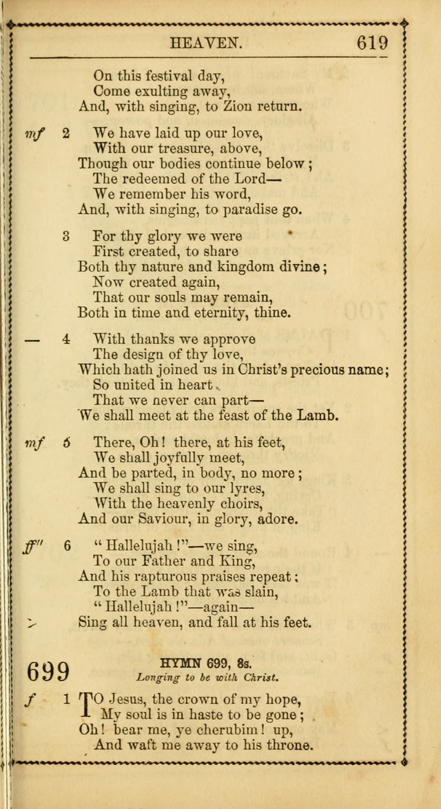 Church Psalmist: or Psalms and Hymns Designed for the Public, Social, and  Private Use of Evangelical Christians ... with Supplement.  53rd ed. page 622