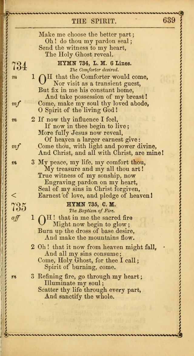 Church Psalmist: or Psalms and Hymns Designed for the Public, Social, and  Private Use of Evangelical Christians ... with Supplement.  53rd ed. page 642