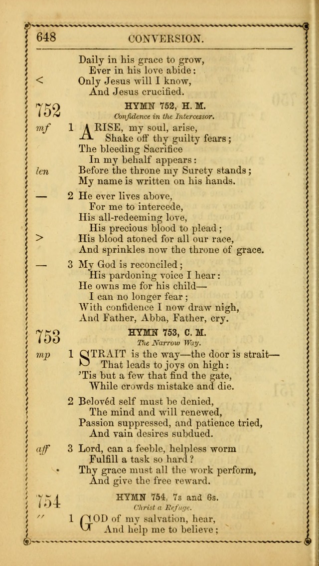 Church Psalmist: or Psalms and Hymns Designed for the Public, Social, and  Private Use of Evangelical Christians ... with Supplement.  53rd ed. page 651