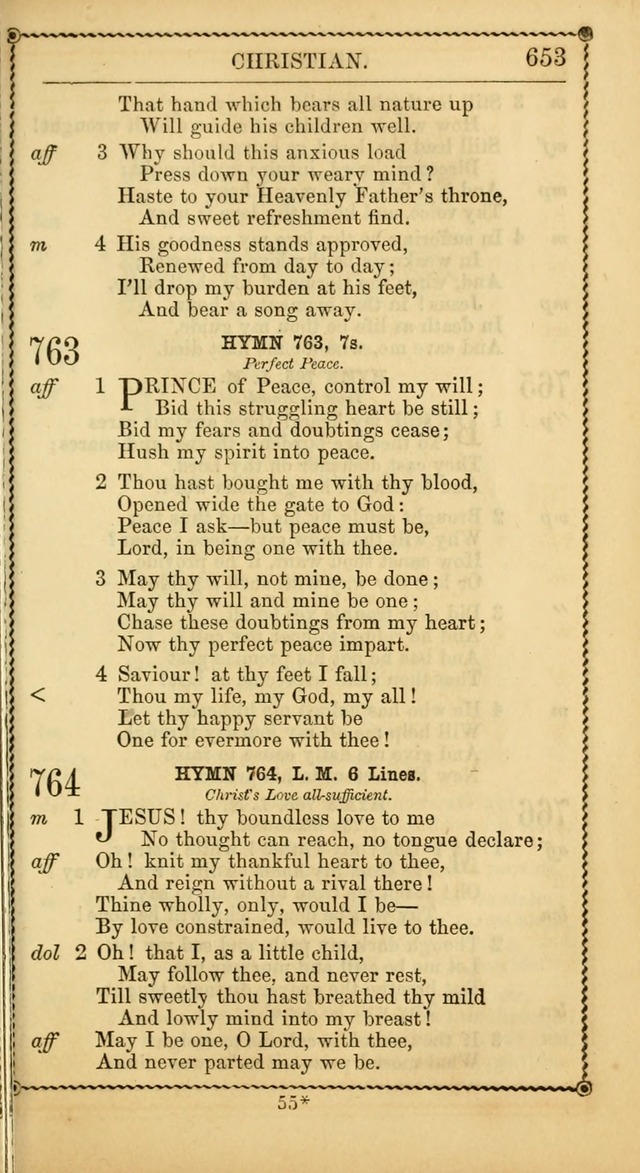 Church Psalmist: or Psalms and Hymns Designed for the Public, Social, and  Private Use of Evangelical Christians ... with Supplement.  53rd ed. page 656