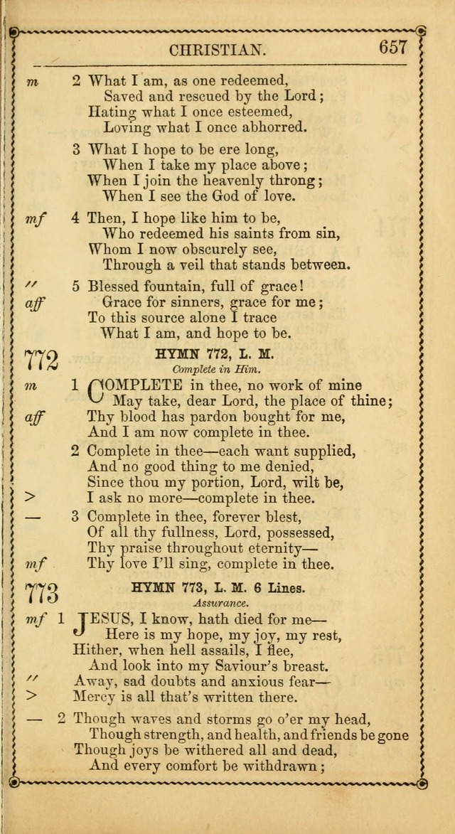 Church Psalmist: or Psalms and Hymns Designed for the Public, Social, and  Private Use of Evangelical Christians ... with Supplement.  53rd ed. page 660