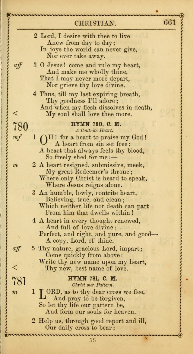 Church Psalmist: or Psalms and Hymns Designed for the Public, Social, and  Private Use of Evangelical Christians ... with Supplement.  53rd ed. page 664