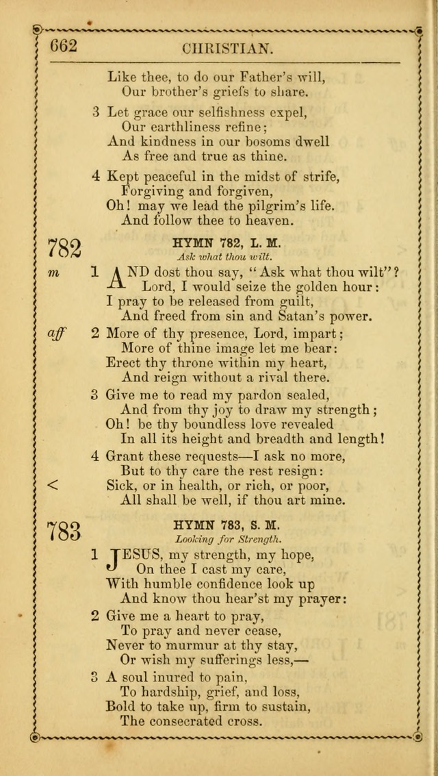 Church Psalmist: or Psalms and Hymns Designed for the Public, Social, and  Private Use of Evangelical Christians ... with Supplement.  53rd ed. page 665