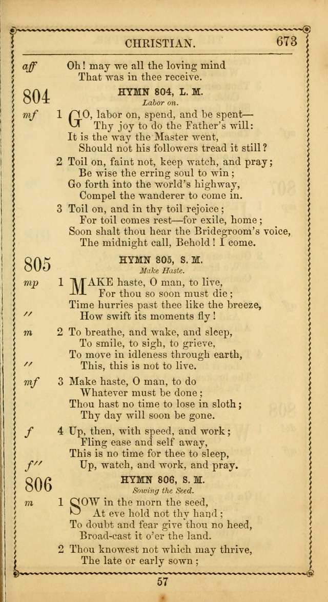 Church Psalmist: or Psalms and Hymns Designed for the Public, Social, and  Private Use of Evangelical Christians ... with Supplement.  53rd ed. page 676