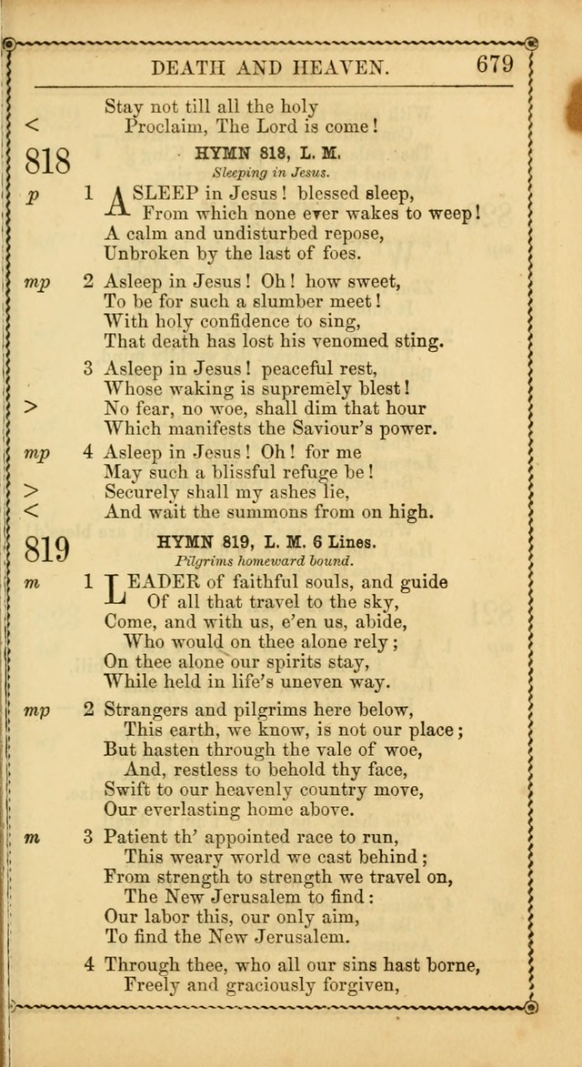 Church Psalmist: or Psalms and Hymns Designed for the Public, Social, and  Private Use of Evangelical Christians ... with Supplement.  53rd ed. page 682