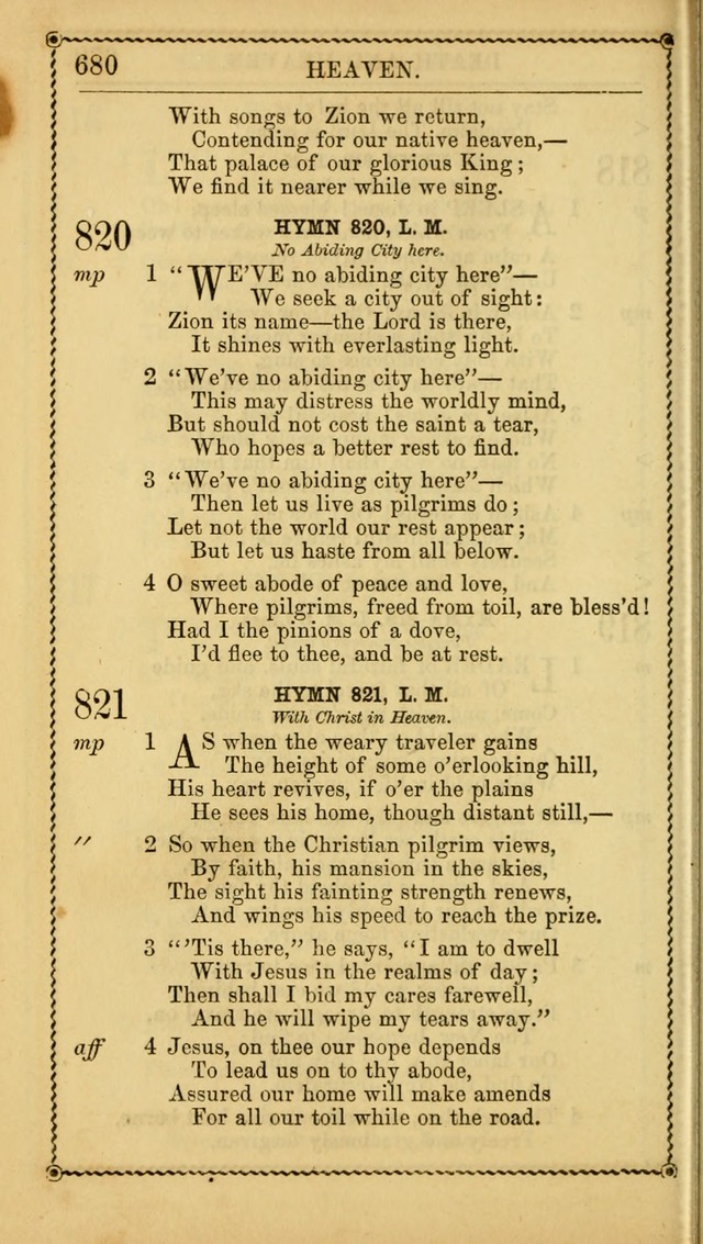 Church Psalmist: or Psalms and Hymns Designed for the Public, Social, and  Private Use of Evangelical Christians ... with Supplement.  53rd ed. page 683