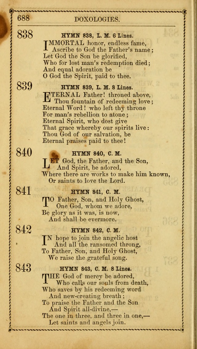 Church Psalmist: or Psalms and Hymns Designed for the Public, Social, and  Private Use of Evangelical Christians ... with Supplement.  53rd ed. page 691