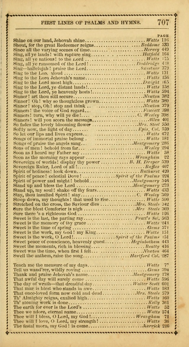 Church Psalmist: or Psalms and Hymns Designed for the Public, Social, and  Private Use of Evangelical Christians ... with Supplement.  53rd ed. page 710