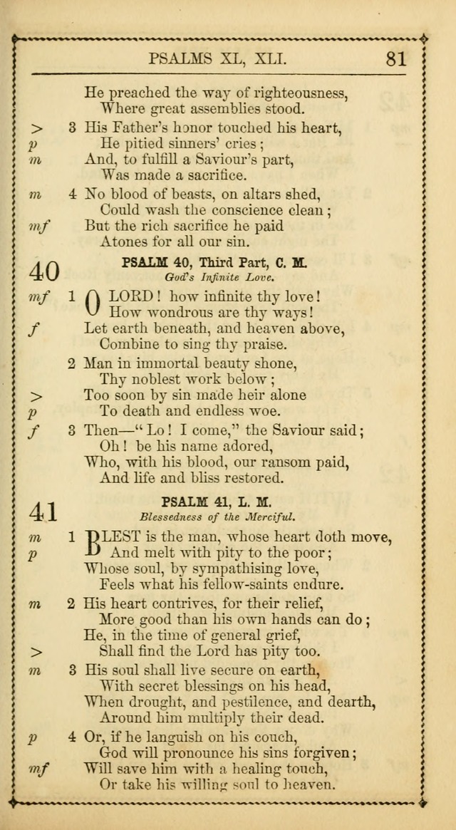 Church Psalmist: or Psalms and Hymns Designed for the Public, Social, and  Private Use of Evangelical Christians ... with Supplement.  53rd ed. page 84