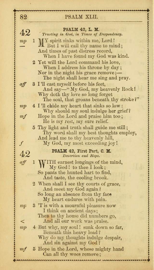 Church Psalmist: or Psalms and Hymns Designed for the Public, Social, and  Private Use of Evangelical Christians ... with Supplement.  53rd ed. page 85