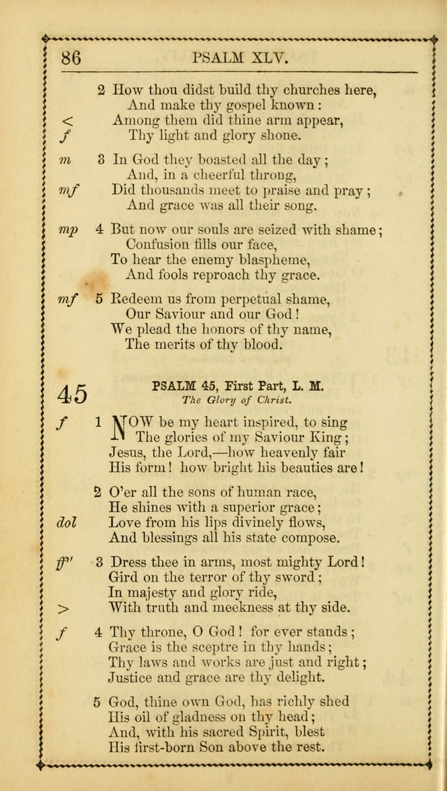 Church Psalmist: or Psalms and Hymns Designed for the Public, Social, and  Private Use of Evangelical Christians ... with Supplement.  53rd ed. page 89