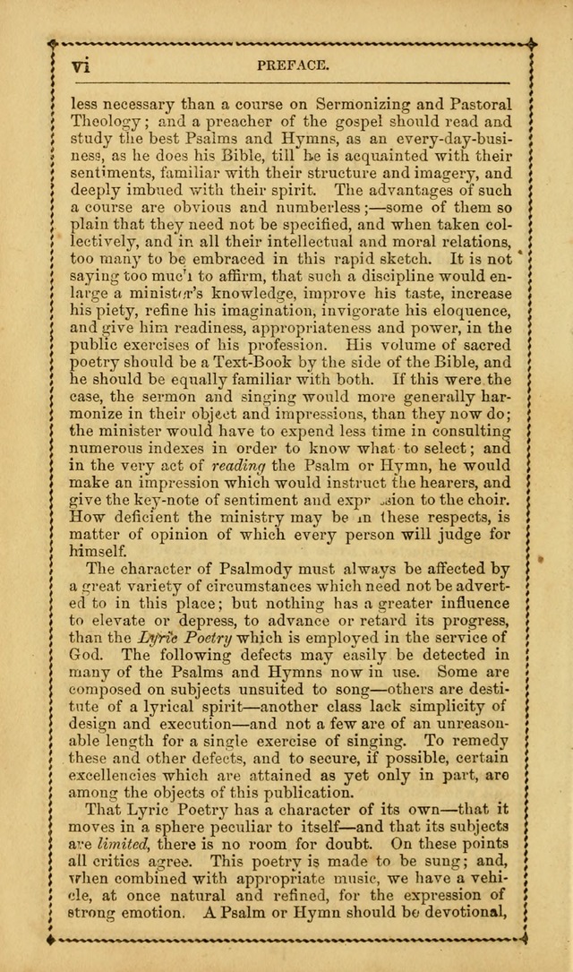 Church Psalmist: or Psalms and Hymns Designed for the Public, Social, and  Private Use of Evangelical Christians ... with Supplement.  53rd ed. page 9