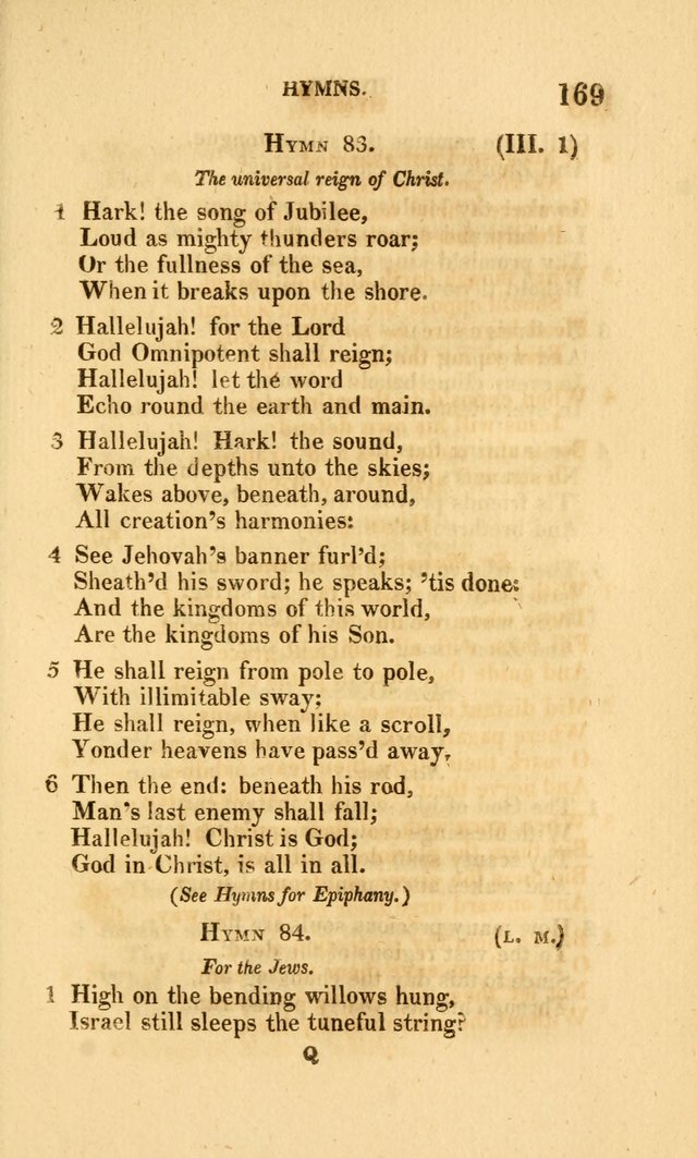 Church Poetry: being Portions of the Psalms in Verse and Hymns suited  to  the Festivals and Fasts, and Various Occasions of the Church page 186