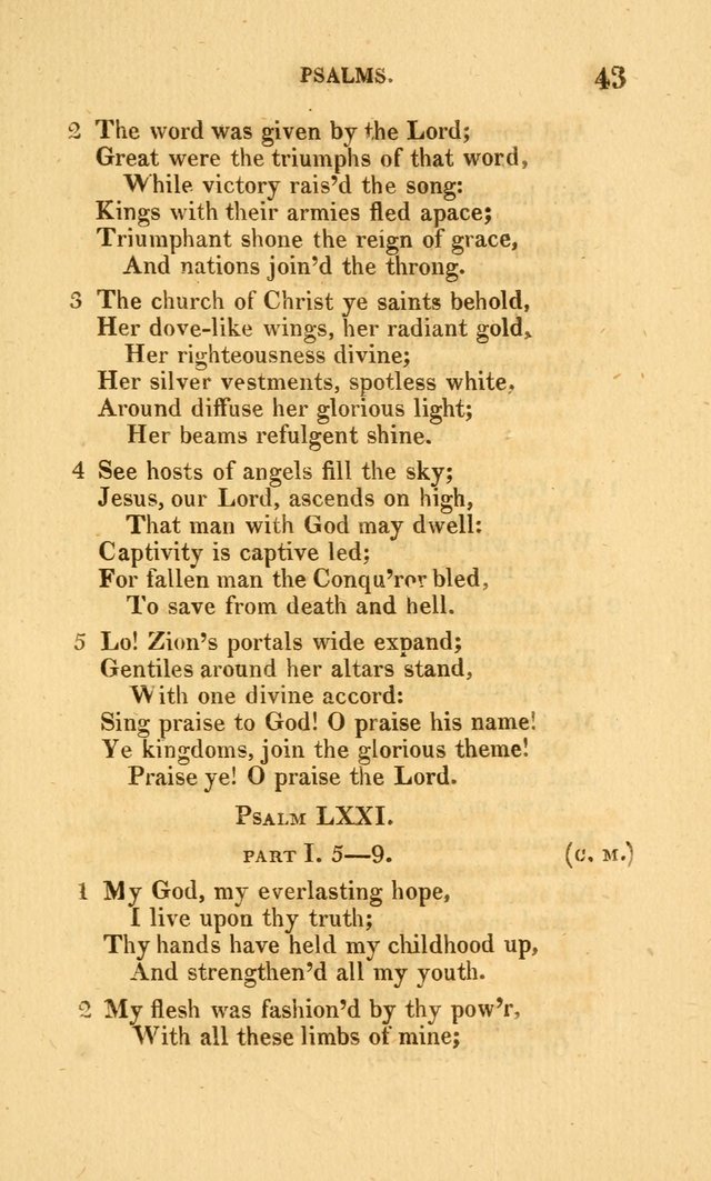 Church Poetry: being Portions of the Psalms in Verse and Hymns suited  to  the Festivals and Fasts, and Various Occasions of the Church page 60