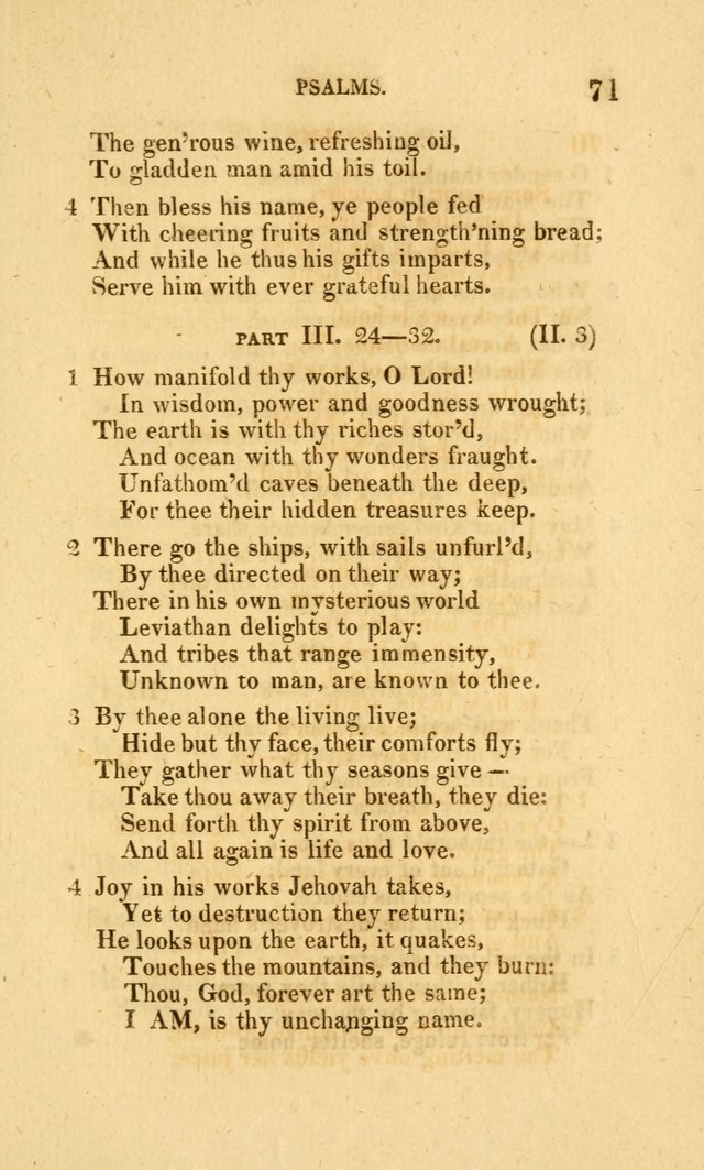 Church Poetry: being Portions of the Psalms in Verse and Hymns suited  to  the Festivals and Fasts, and Various Occasions of the Church page 88