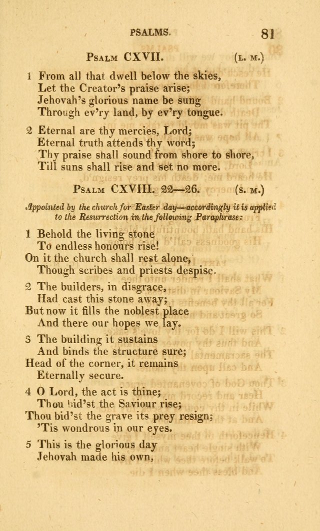 Church Poetry: being Portions of the Psalms in Verse and Hymns suited  to  the Festivals and Fasts, and Various Occasions of the Church page 98