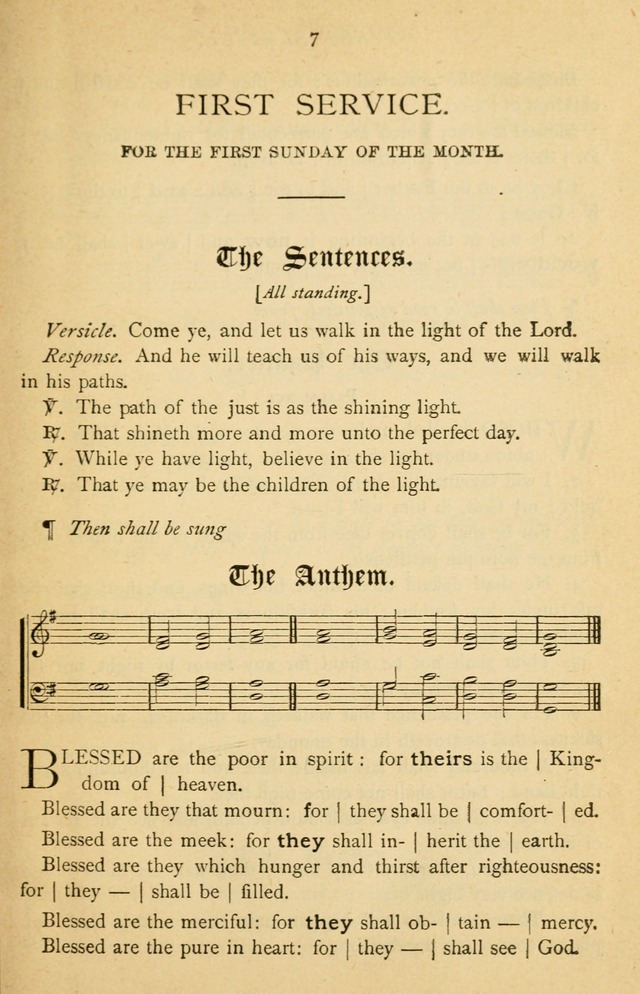 The Church Porch: a service book and hymnal for Sunday schools (Revised and enlarged edition) page 10