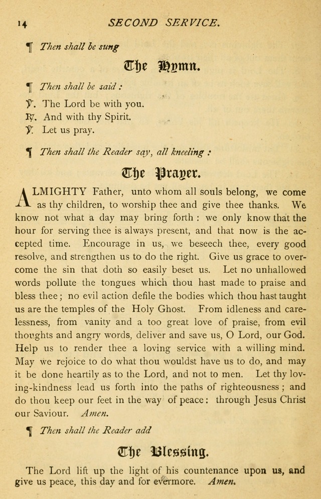 The Church Porch: a service book and hymnal for Sunday schools (Revised and enlarged edition) page 15