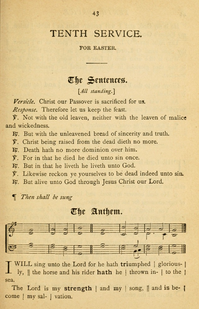 The Church Porch: a service book and hymnal for Sunday schools (Revised and enlarged edition) page 44