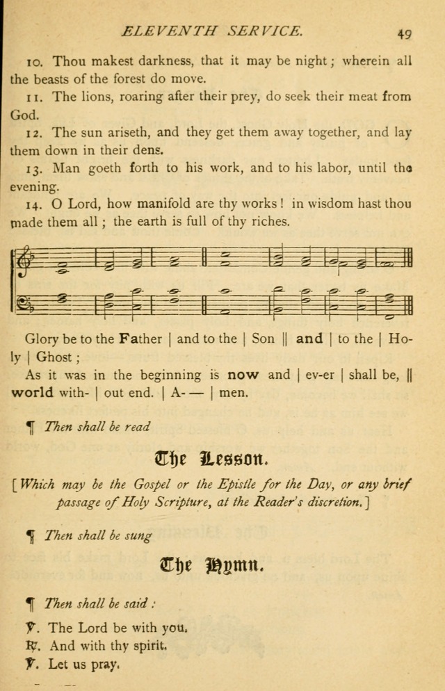 The Church Porch: a service book and hymnal for Sunday schools (Revised and enlarged edition) page 50