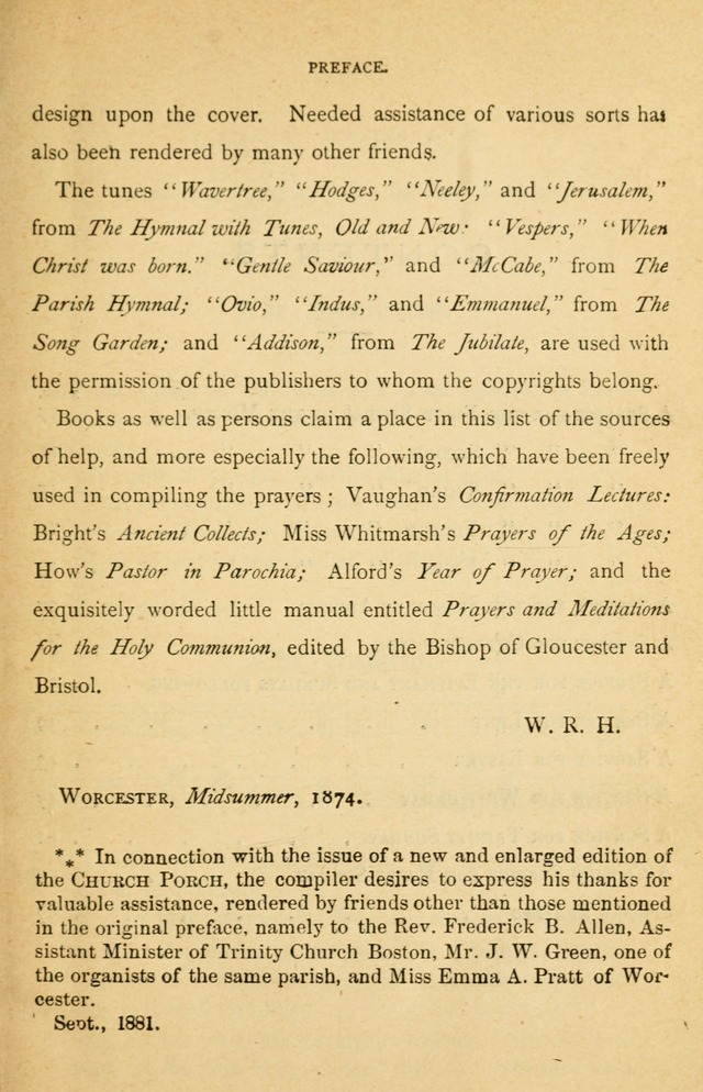 The Church Porch: a service book and hymnal for Sunday schools (Revised and enlarged edition) page 8