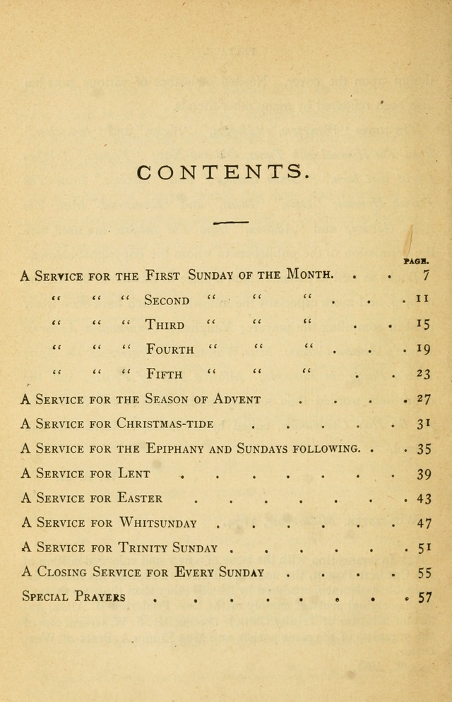 The Church Porch: a service book and hymnal for Sunday schools (Revised and enlarged edition) page 9